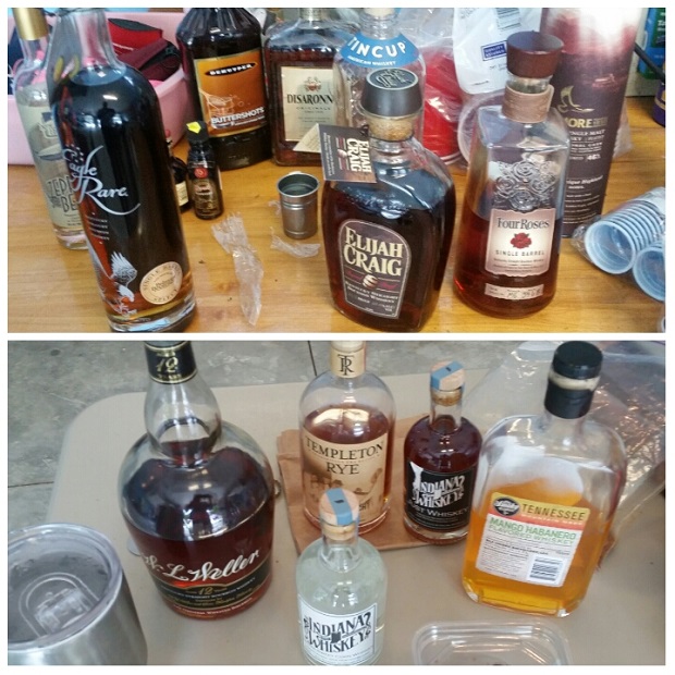Moose Manor liquor table 2016.jpg